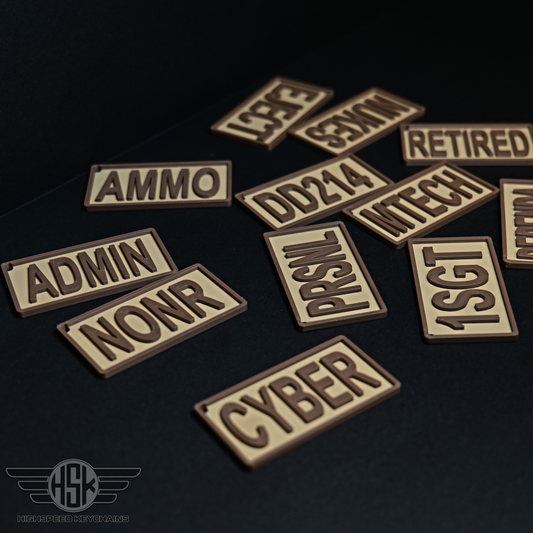 USAF Duty Identifier Keychain