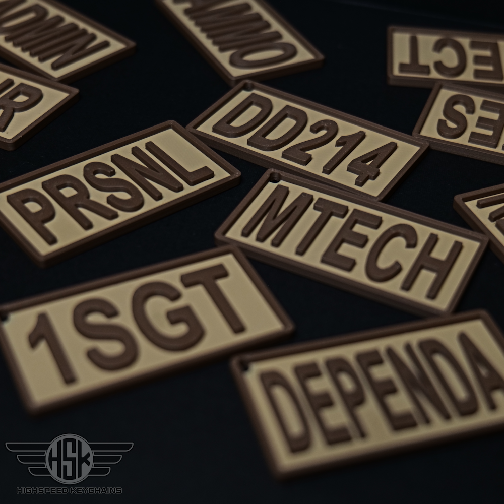 USAF Duty Identifier Keychain