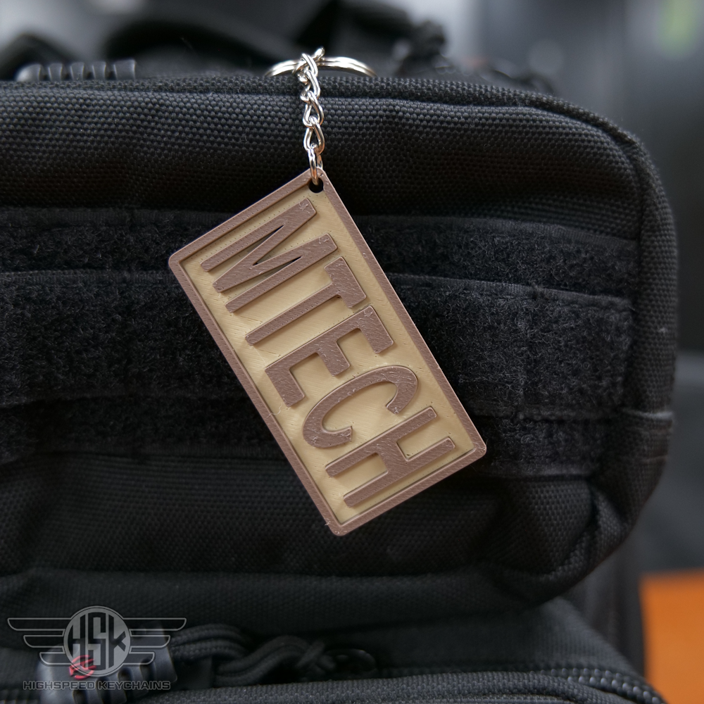 USAF Duty Identifier Keychain