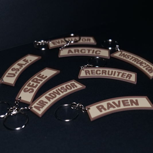 USAF Rocker Tab Keychain