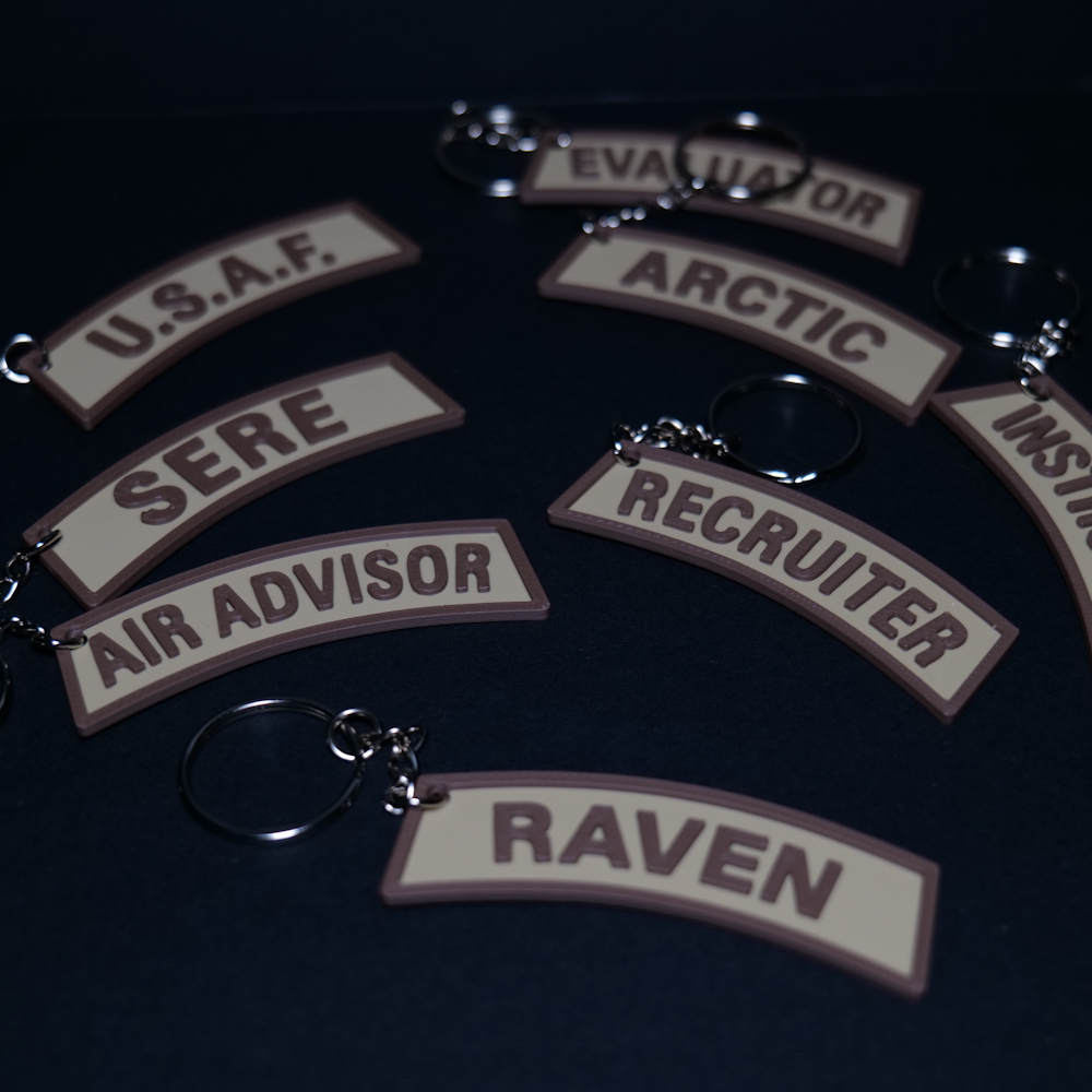 USAF Rocker Tab Keychain