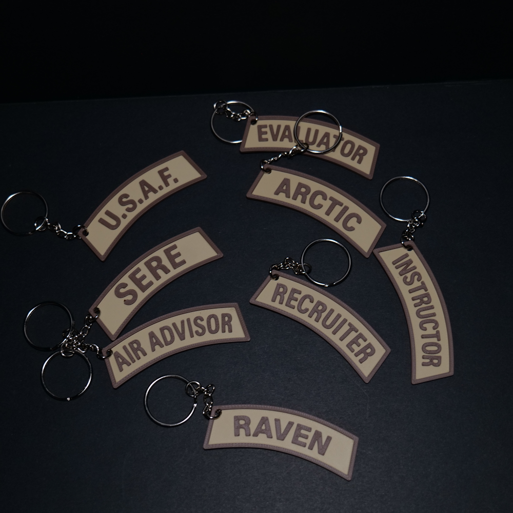 USAF Rocker Tab Keychain