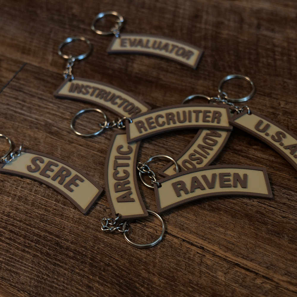 USAF Rocker Tab Keychain
